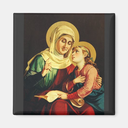 Sint Anna en de Maagd Maria Magneet (Voorkant)