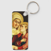 Sint Anna en de Maagd Maria Sleutelhanger (Achterkant)