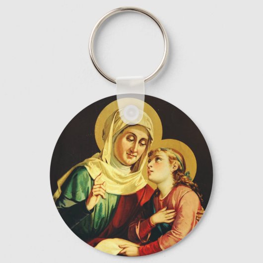 Sint Anna en de Maagd Maria Sleutelhanger (Voorkant)