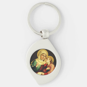Sint Anna en de Maagd Maria Sleutelhanger