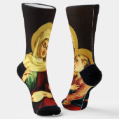 Sint Anna en de Maagd Maria Sokken (Gebogen)