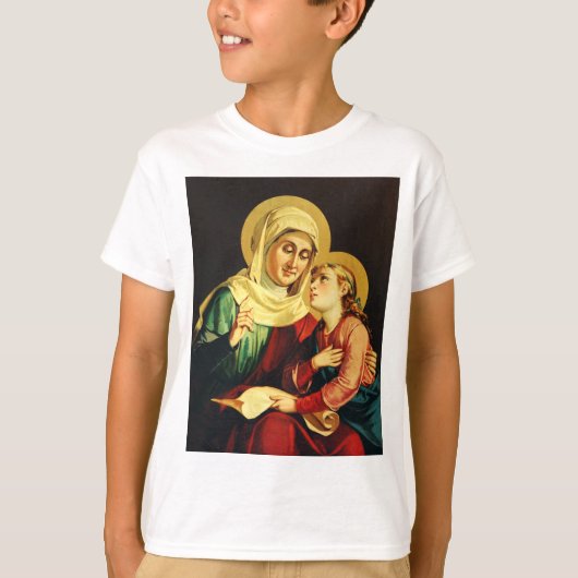 Sint Anna en de Maagd Maria T-shirt (Voorkant)
