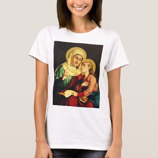 Sint Anna en de Maagd Maria T-shirt (Voorkant)