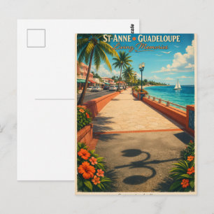 Sint-Anna Guadeloupe Ocean View Briefkaart