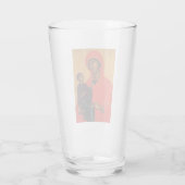 Sint Anna met de Maagd Maria Glas (Achterkant)
