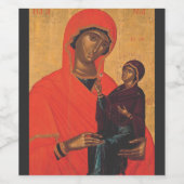 Sint Anna met de Maagd Maria Wijn Etiket (Enkel label)