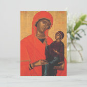 Sint Anne met de Maagd Maria Feestdagenkaart (Staand voorkant)