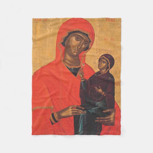 Sint Anne met de Maagd Maria Fleece Deken (Voorkant)