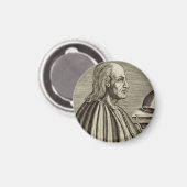 Sint-Anselmus van Canterbury Kerkleraar Magneet (Voorkant / Achterkant)