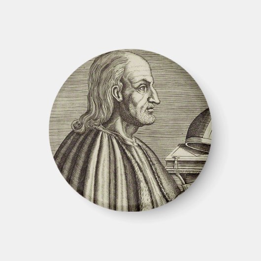 Sint-Anselmus van Canterbury Kerkleraar Magneet (Voorkant)