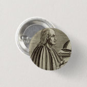 Sint-Anselmus van Canterbury Kerkleraar Ronde Button 3,2 Cm (Voorkant /achterkant)