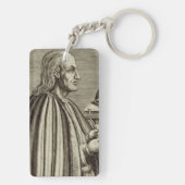 Sint-Anselmus van Canterbury Kerkleraar Sleutelhanger (achterkant)