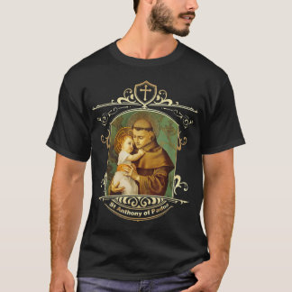 Sint-Anthony van de katholieke Baby Padua T-shirt