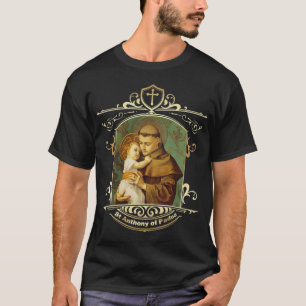 Sint-Anthony van de katholieke Baby Padua T-shirt