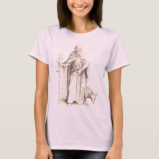 Sint-Anthony van Egypte, vader van alle monniken T T-shirt (Voorkant)