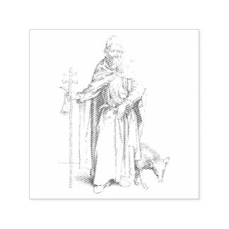 Sint-Anthony van Egypte, vader van alle monniken Zelfinktende Stempel