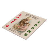 Sint-Anthony van Padua, zoeker van verloren dingen Tegeltje (Zijkant)