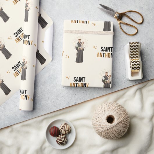 Sint-Anthony Wrapping Paper Cadeaupapier (Crafts)