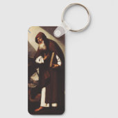 Sint-Antonius Abt Sleutelhanger (Achterkant)