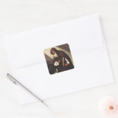 Sint-Antonius Abt Vierkante Sticker (Envelop)