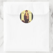 Sint Antonius de Grote Ronde Sticker (Tas)
