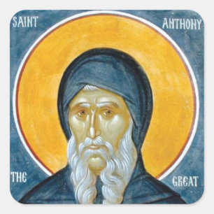 Sint-Antonius de Grote Vierkante Sticker