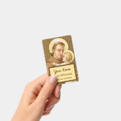 Sint Antonius & het Christuskind (JM 05; Stijl 2) Badge (Handheld)