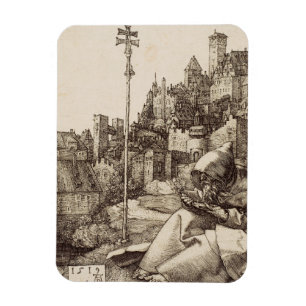 Sint-Antonius lezend door Albrecht Dürer Magneet