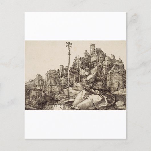Sint-Antonius lezend van Albrecht Dürer (Voorkant)