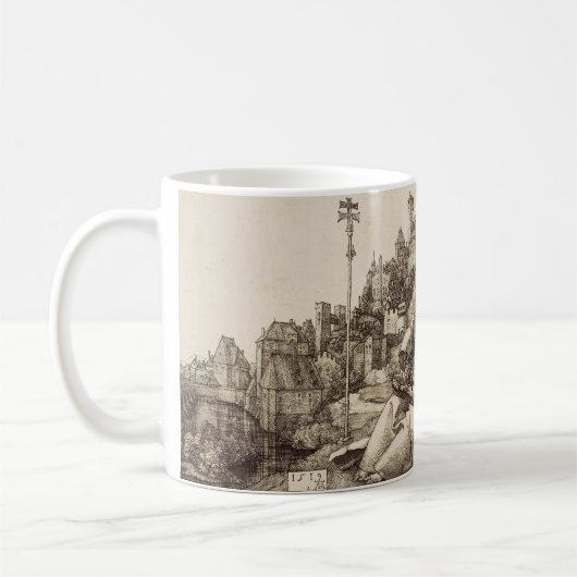 Sint-Antonius lezend van Albrecht Dürer Koffiemok (Links)