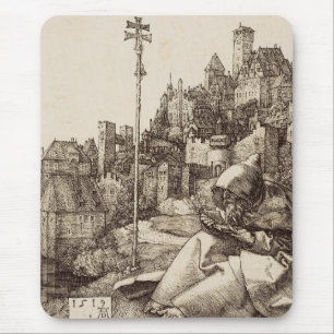 Sint-Antonius lezend van Albrecht Dürer Muismat