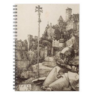 Sint-Antonius lezend van Albrecht Dürer Notitieboek