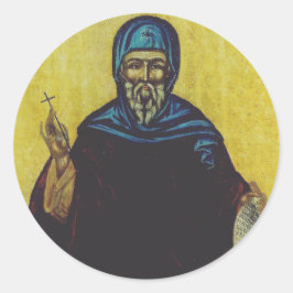 Sint Antonius van Egypte Ronde Sticker