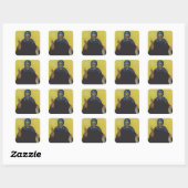 Sint Antonius van Egypte Vierkante Sticker (Vel)