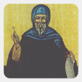 Sint Antonius van Egypte Vierkante Sticker
