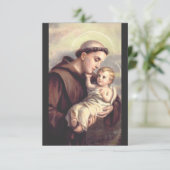 Sint-Antonius van Padua Bedankkaart (Staand voorkant)