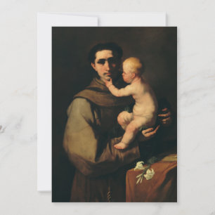 Sint-Antonius van Padua door Luca Giordano Bedankkaart