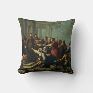 Sint-Antonius van Padua door Willem van Herp Kussen