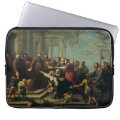 Sint Antonius van Padua door Willem van Herp Laptop Sleeve (Voorkant)