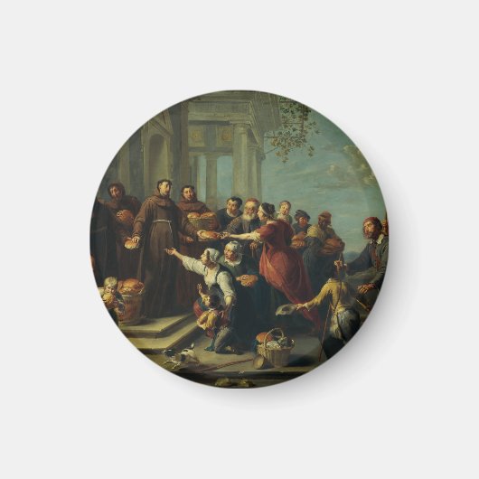 Sint Antonius van Padua door Willem van Herp Magneet (Voorkant)