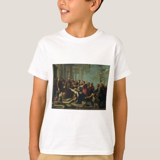 Sint Antonius van Padua door Willem van Herp T-shirt (Voorkant)