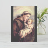 Sint-Antonius van Padua Kaart (Staand voorkant)