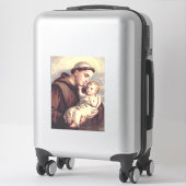 Sint-Antonius van Padua Sticker (Koffer)