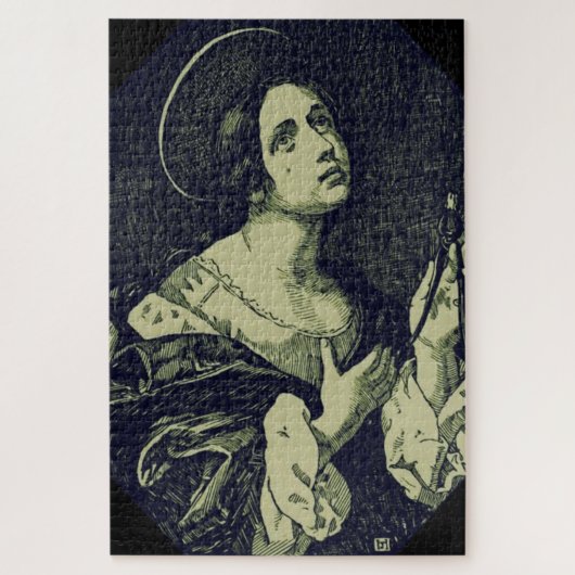 Sint Apollonia maagd en martelaar Legpuzzel (Verticaal)
