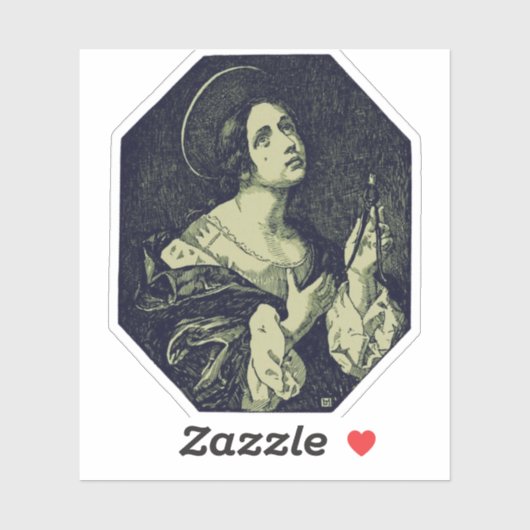 Sint Apollonia Maagd en Martelares Sticker (Vel)