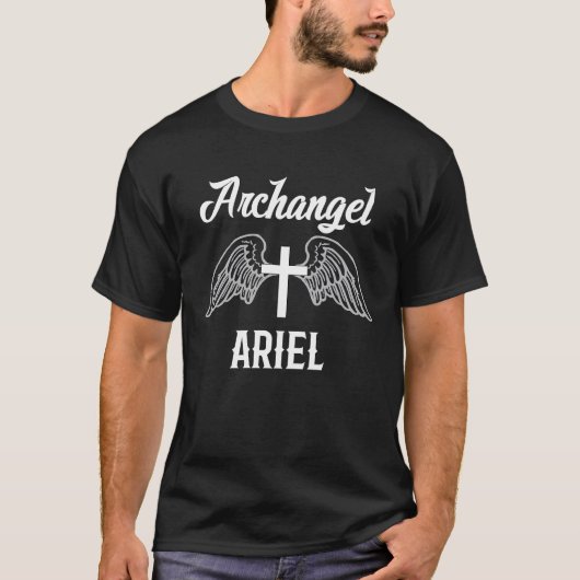 Sint Ariël de aartsengel Traditioneel Katholiek Pr T-shirt (Voorkant)