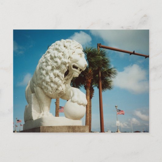 Sint Augstine Florida Bridge of Lions Briefkaart A (Voorkant)