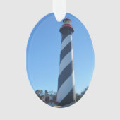 Sint-Augstine vuurtoren op kerst Ornament (voorkant)