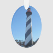Sint-Augstine vuurtoren op kerst Ornament (achterkant)