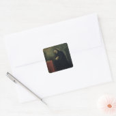 Sint Augustinus 1663 Vierkante Sticker (Envelop)